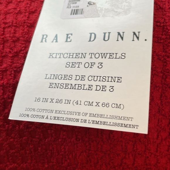 Rae Dunn Santa Claus Saint Nick Kris Kringle Kitchen Towels - Picture 2 of 2